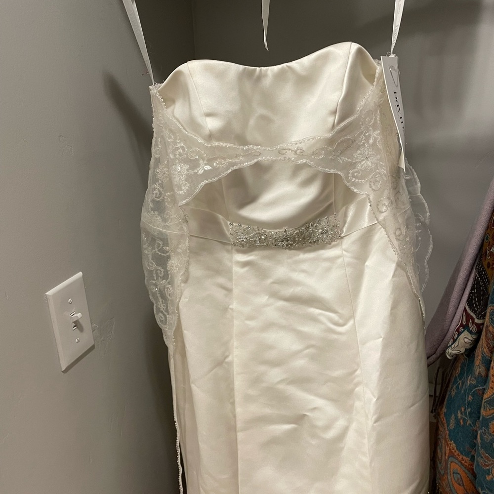 Wore just once, Champagne color.